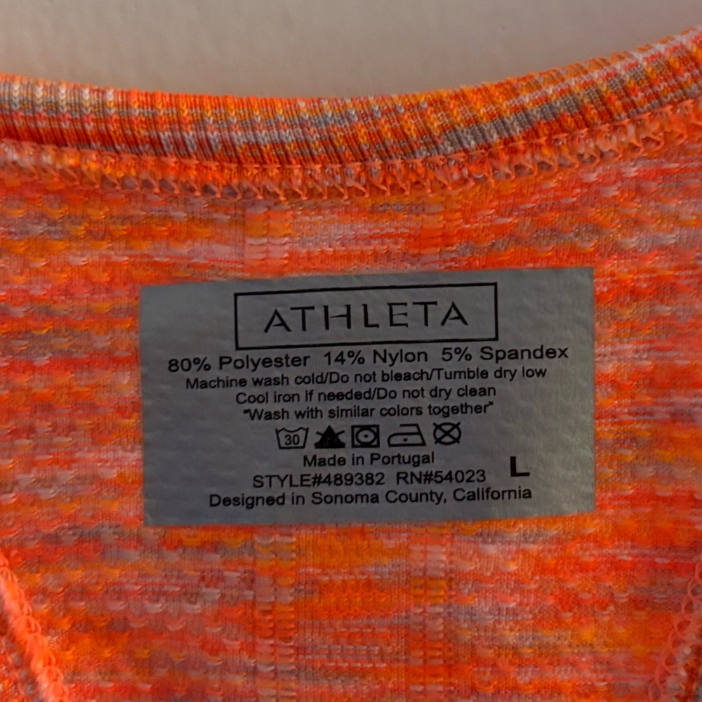 Athleta Fastest Track Racerback Tank Top Size Large - Picture 5 of 5